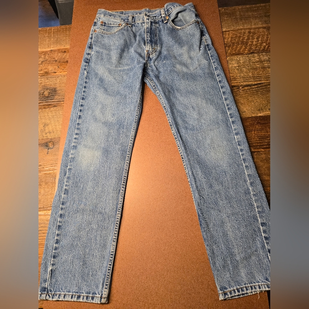 Levis Mens Blue 505 Denim Jeans Size 32x30